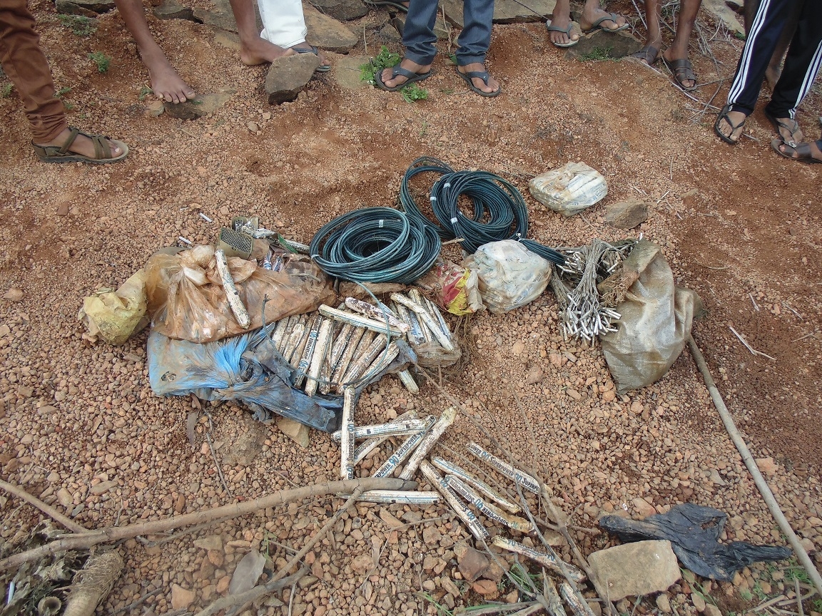 ಸ್ಫೋಟಕ ಸಾಮಗ್ರಿ ಪತ್ತೆ